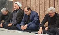 مراسم پر فیض زیارت عاشورا با حضور مدیرکل و کارکنان 