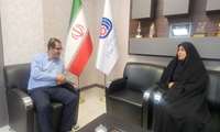 دیدار مدیرکل‌ امور ‌بانوان ‌و‌ خانواده‌ استانداری با مدیرکل آموزش فنی و حرفه ای استان آذربایجان شرقی