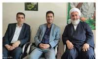 دیدار رئیس مرکز آموزش فنی و حرفه ای شهرستانهای کلیبر و خداآفرین با امام جمعه شهرستان کلیبر